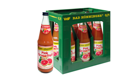 Pinker Grapefruitsaft von Bad Hönninger