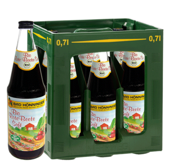 Bio Rote Beete Direktsaft von Bad Hönninger