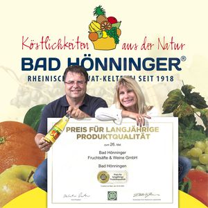 Birgit Becker-Rösler und Hans-Jürgen Freund freuen sich über die erneute Auszeichnung.