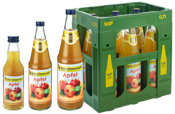 Naturtrüber Apfel Direktsaft
