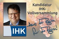 Hans Jürgen Freund kandidiert für die Vollversammlung der IHK Koblenz